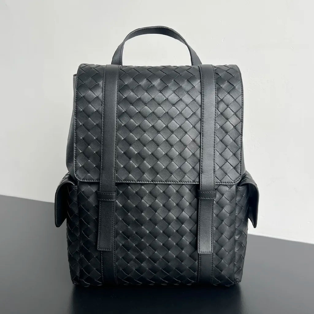 BV Back To School Backpack Intrecciato Leather