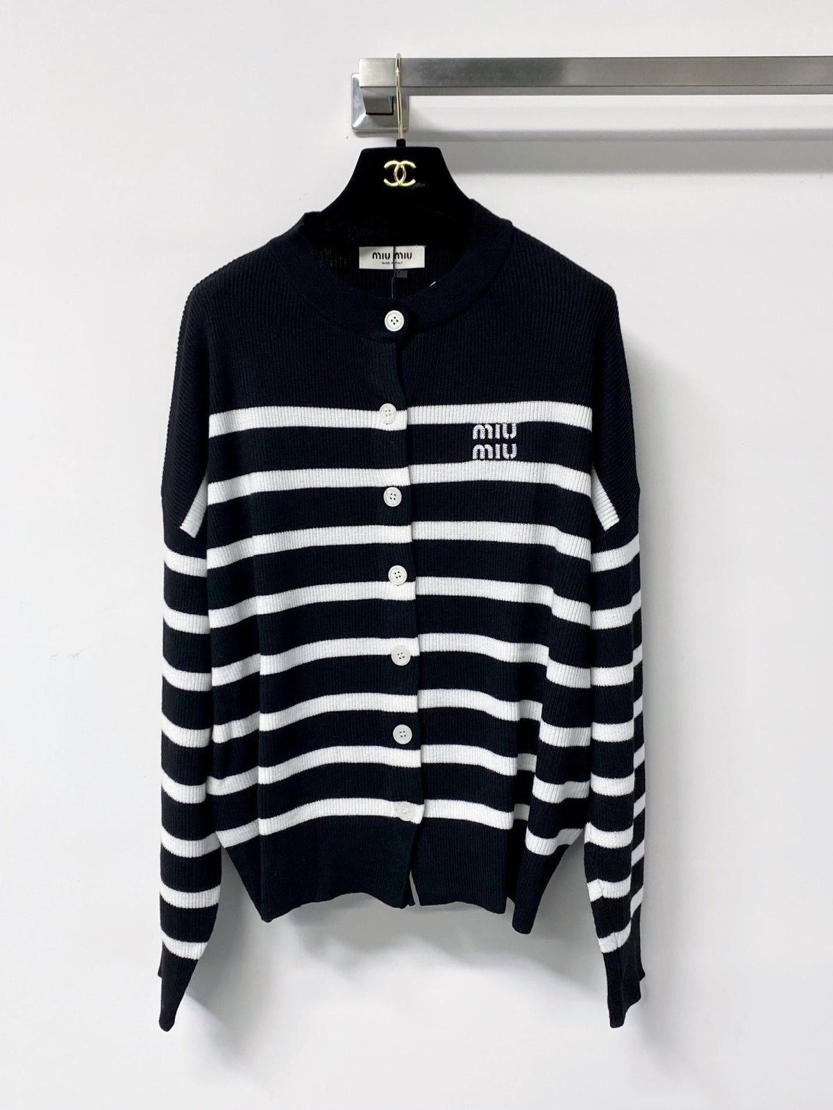Miu Miu 26s Knit Cardigan & Mini Skirt Set 1426