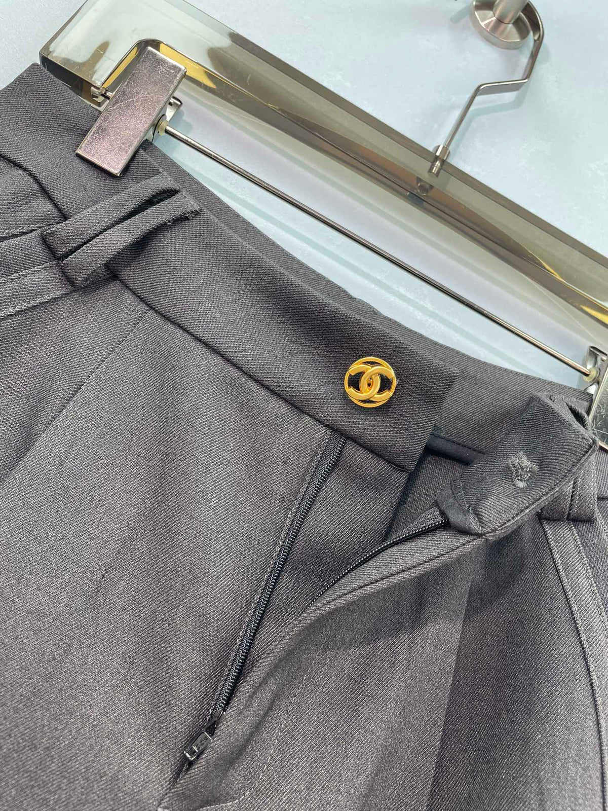 Chanel 26S Wide-Leg Trousers 1537