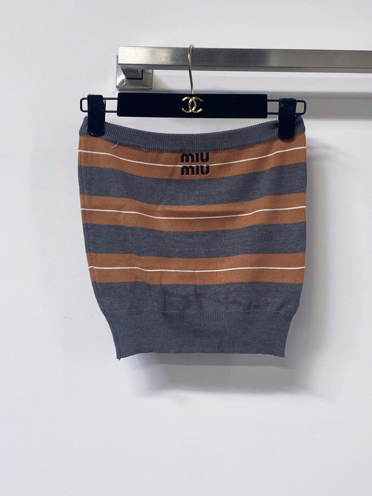 Miu Miu 26s Knit Cardigan And Mini Skirt Set 1441