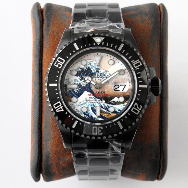 SEA-DWELLER DEEPSEA 44MM BLACK CUSTOM TSUNAMI DIAL