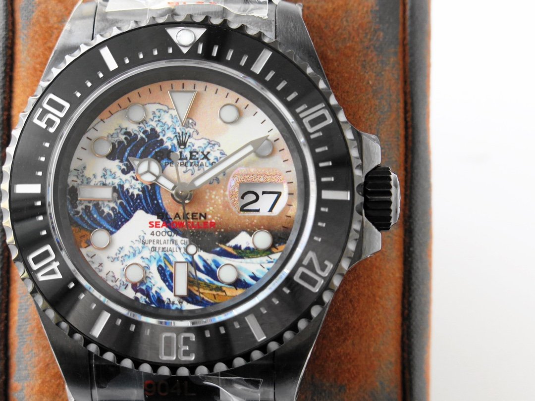 SEA-DWELLER DEEPSEA 44MM BLACK CUSTOM TSUNAMI DIAL