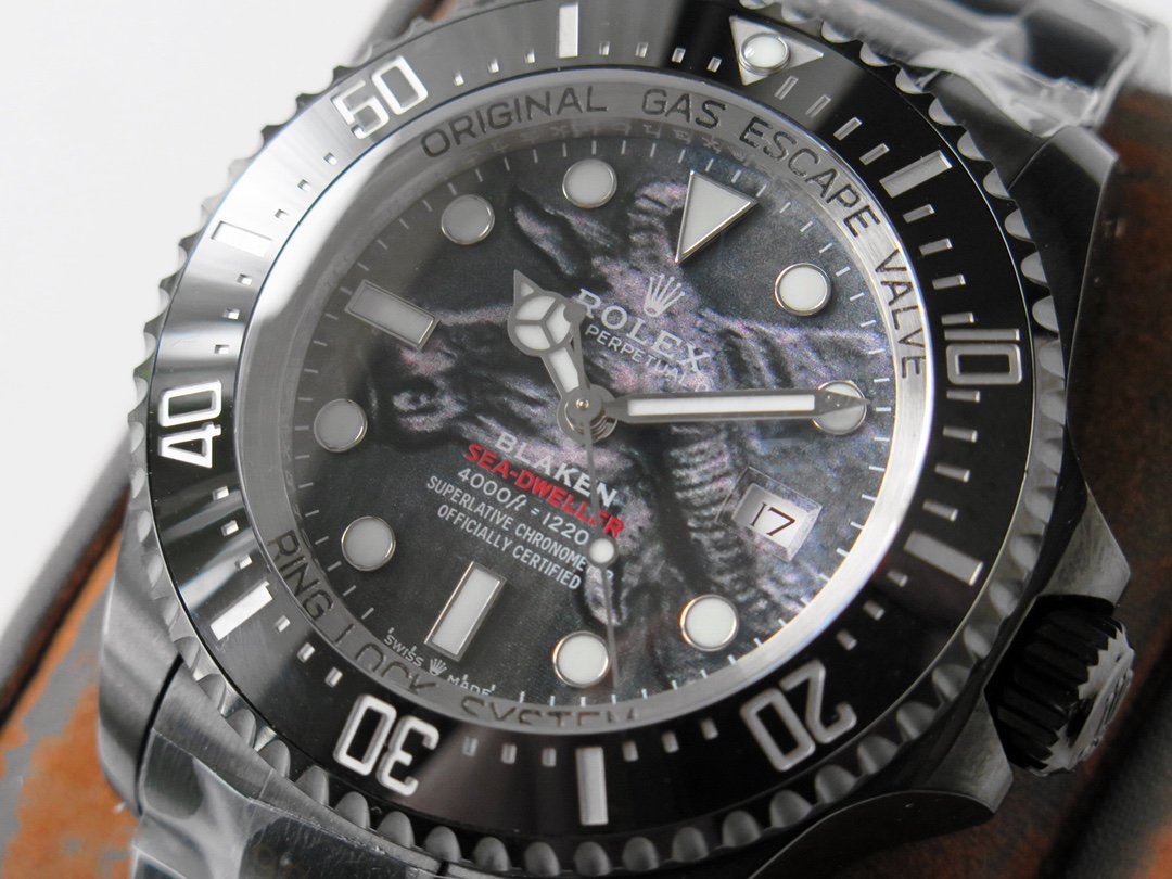 SEA-DWELLER DEEPSEA 44MM BLACK CUSTOM BUFFALO DIAL
