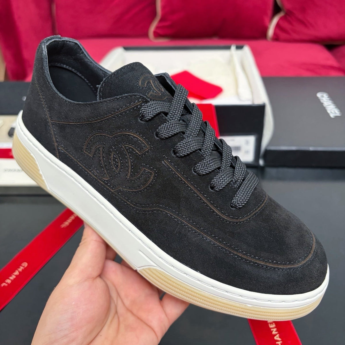 Chanel 2026 Sneaker Suede Rubber 129511