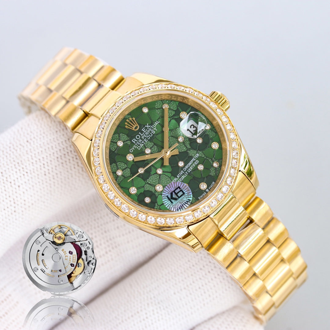 DATEJUST 31 GOLD BLUE DIAL