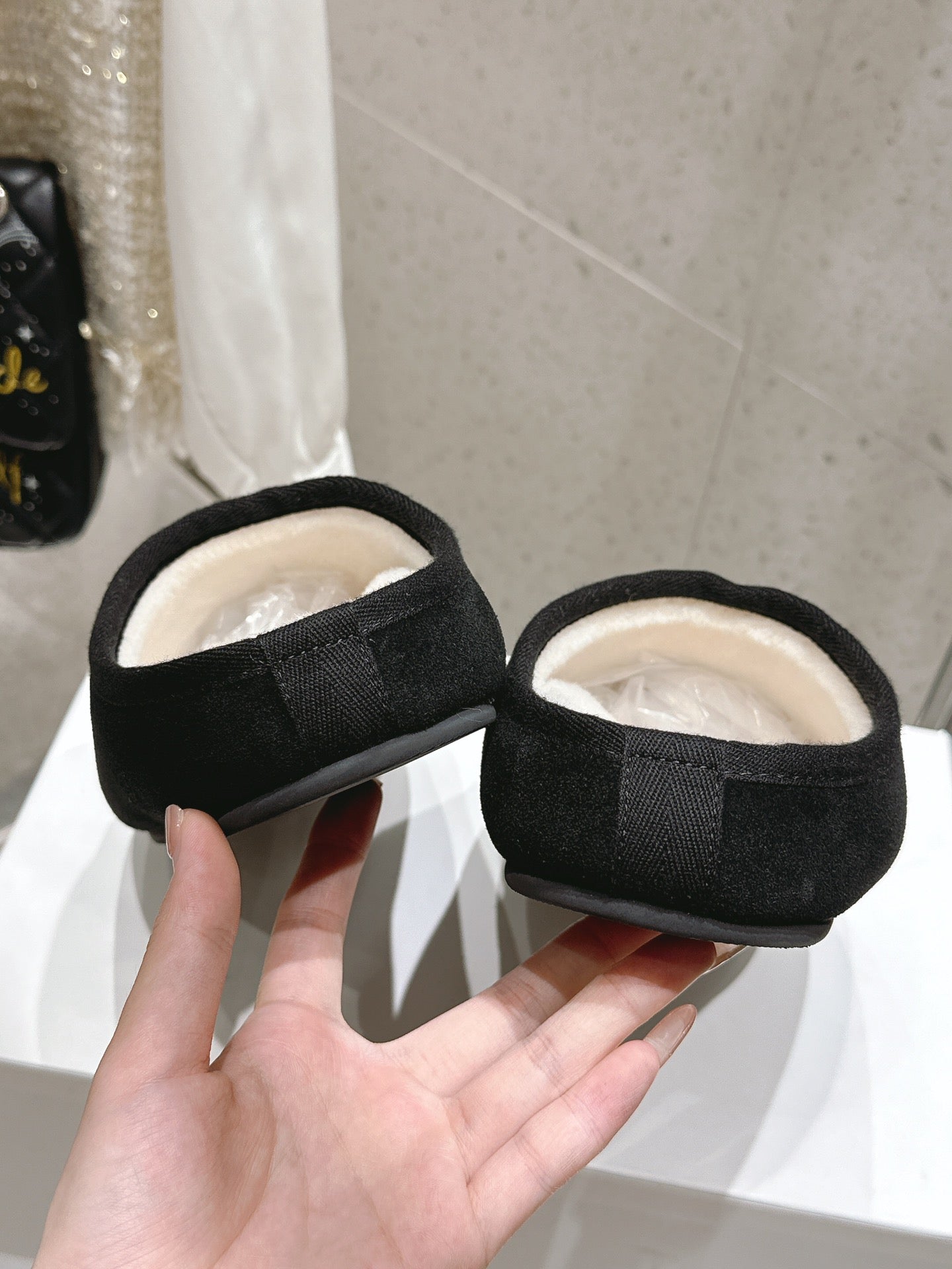 The Row Sandal Black Suede 334158