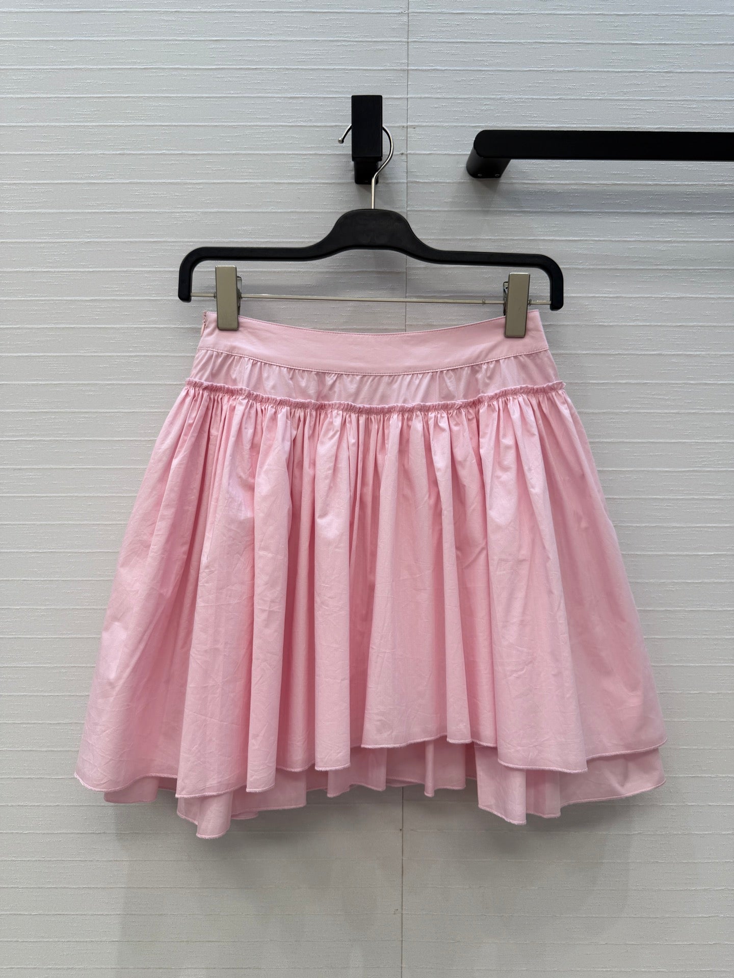 Loew Tiered Tulle Skirt Pink in Cotton 381558