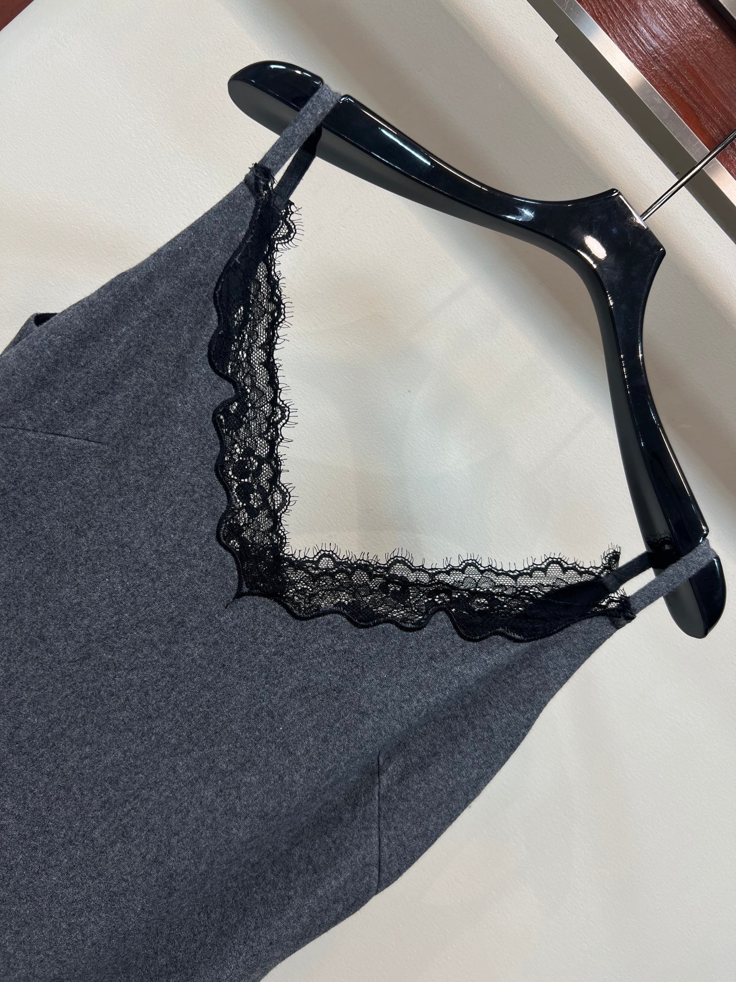 CD 26 Grey Lace Dress in Polyester 385804