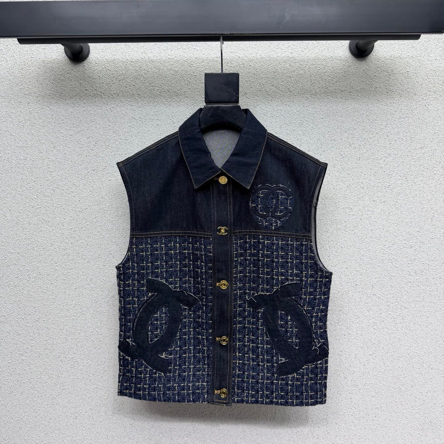 CC Vest Blue in Cotton 386147