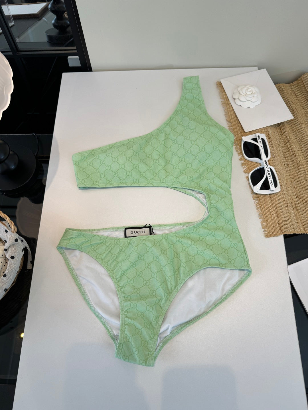 GG 26s One-Piece Lime Green in Polyamide 241823