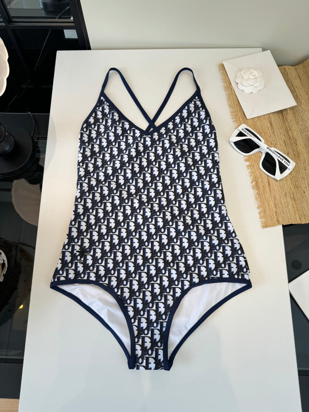 CD One-Piece Bikini Blue Navy in Polyamide 241829