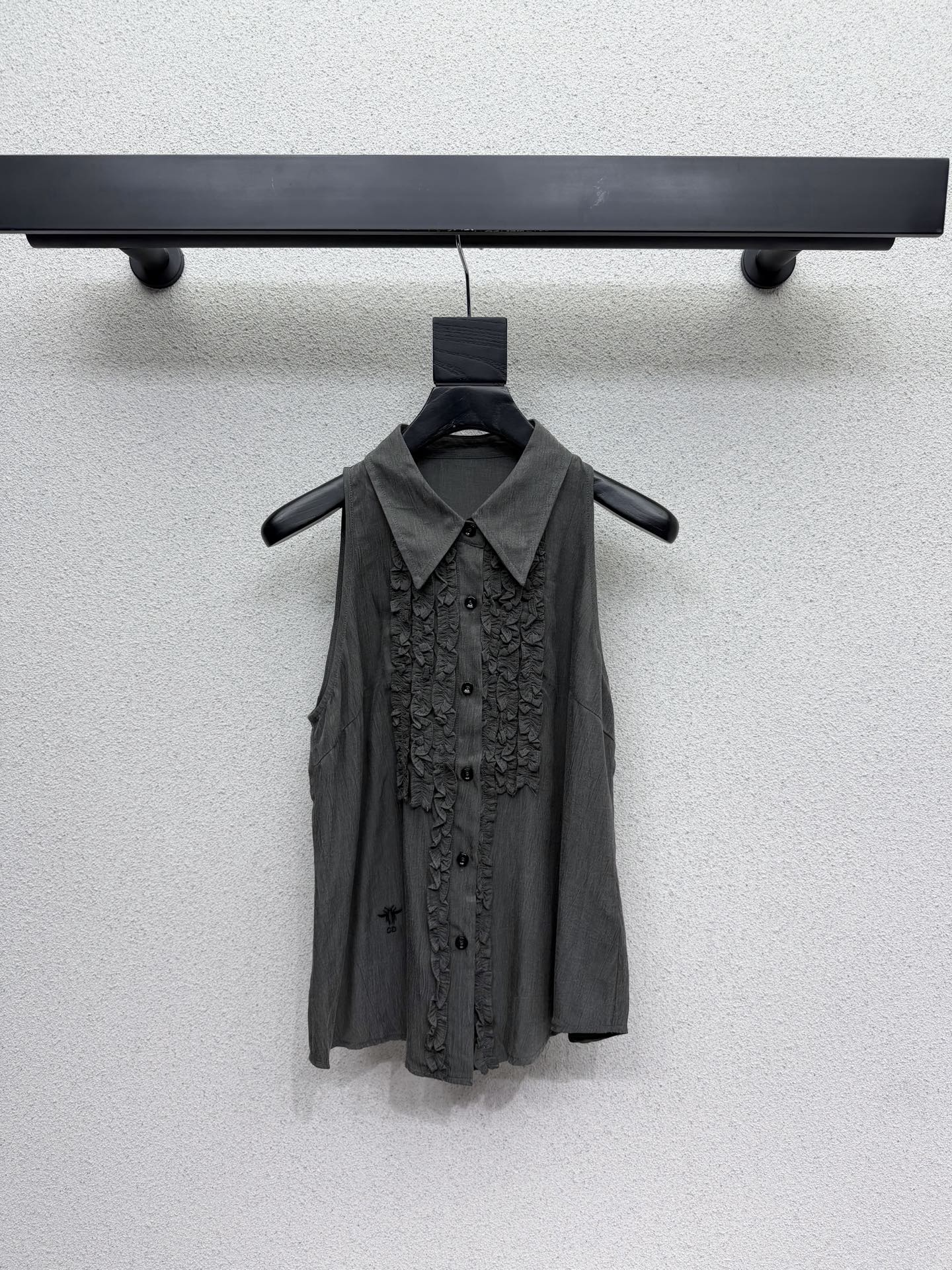 CD Bee Sleeveless Shirt Set Gray in Cupro 388336