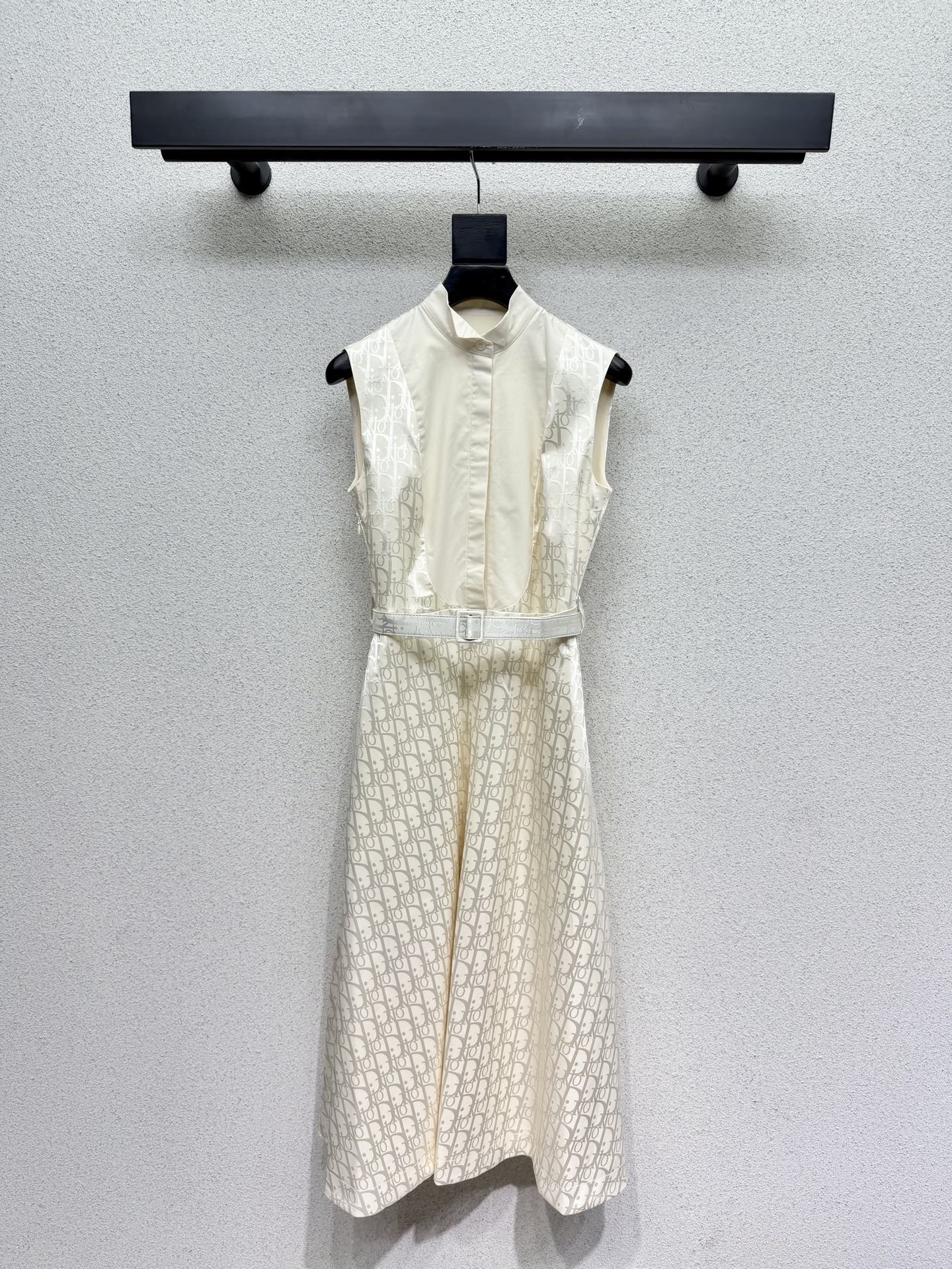 CD Sleeveless Monogram Dress in Polyester 388314