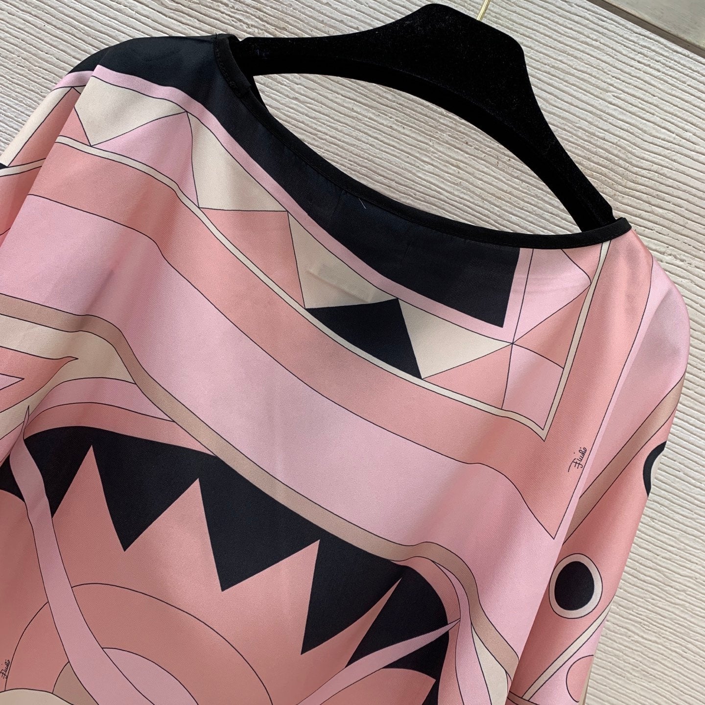 Pucci Cape Blouse Pink in Cotton 380154