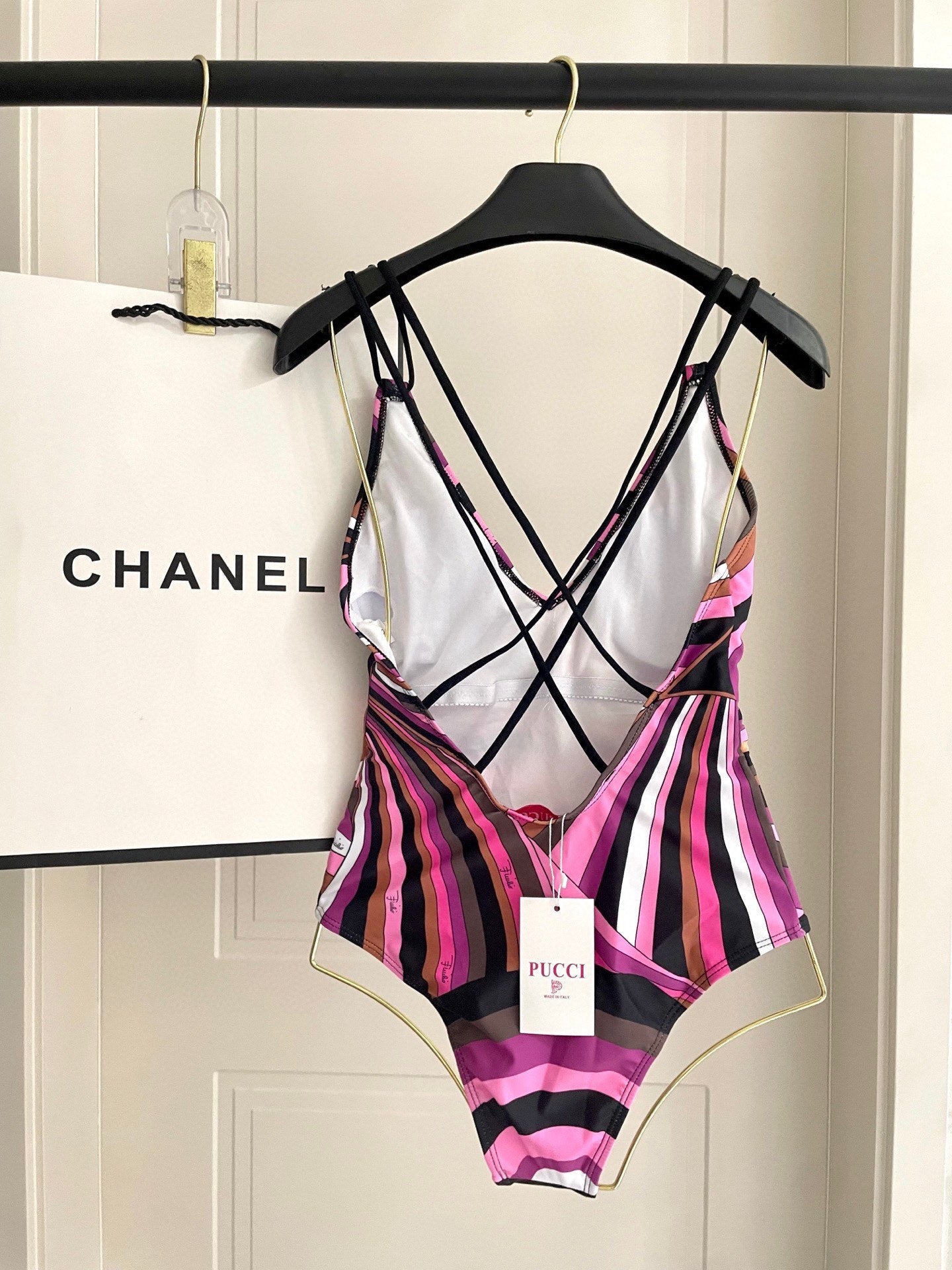 Pucci One-Piece Swimsuit Cotton Blend 149637