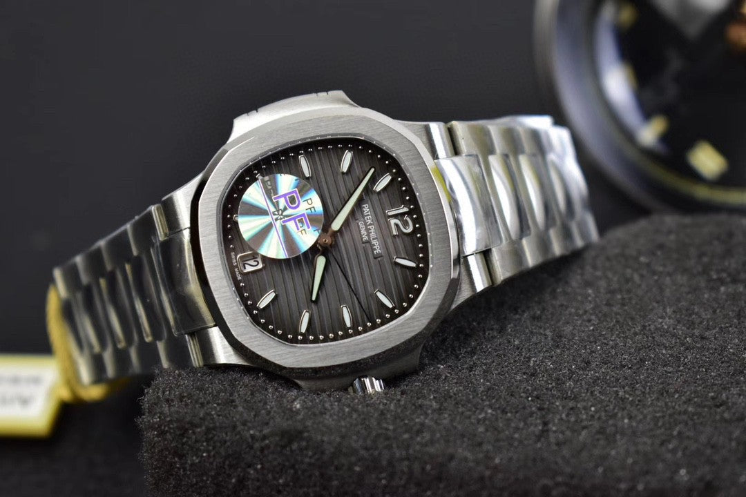 PATEK Nautilus 35mm Silver Black Dial