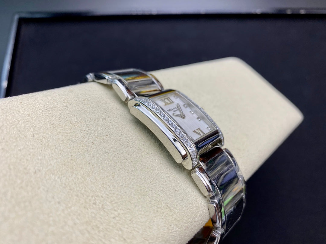 PATEK Twenty-Four 25.5mm Silver White Dial
