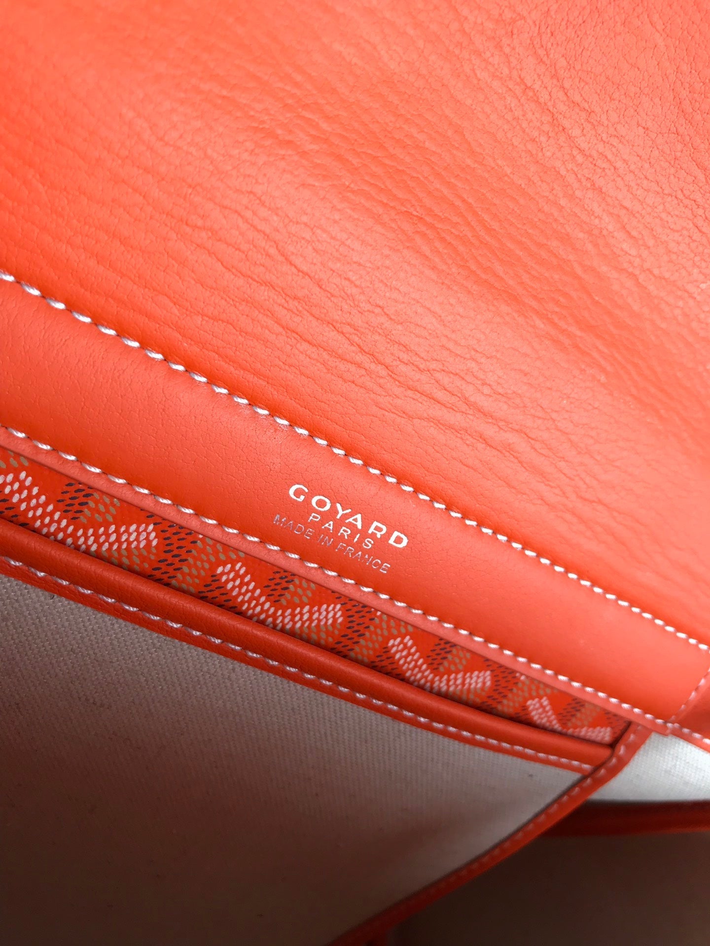Goyard Rouette Souple Bag 31cm Orange Canvas & Calfskin