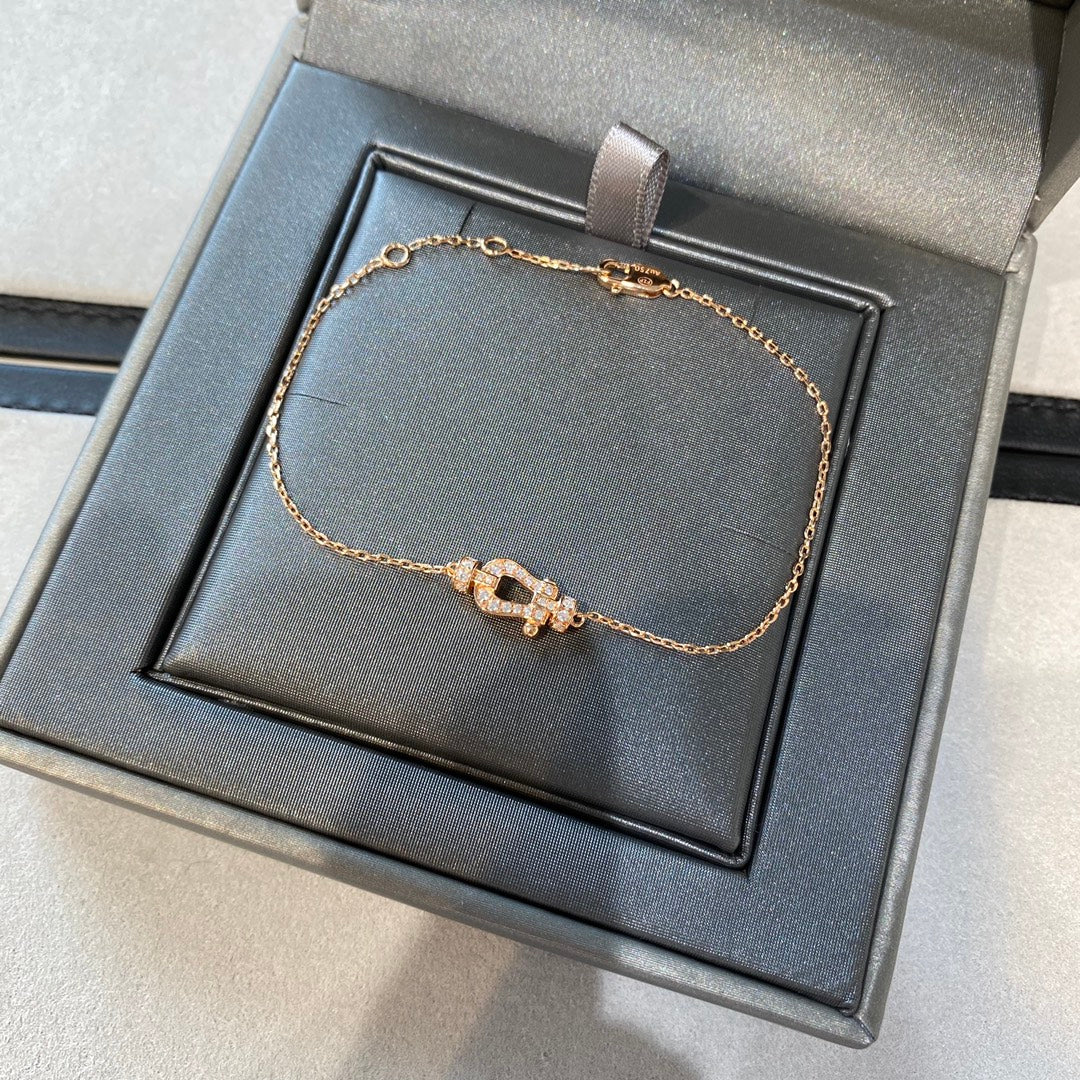 Fred Force 10 Small Model Pink Gold Bracelet
