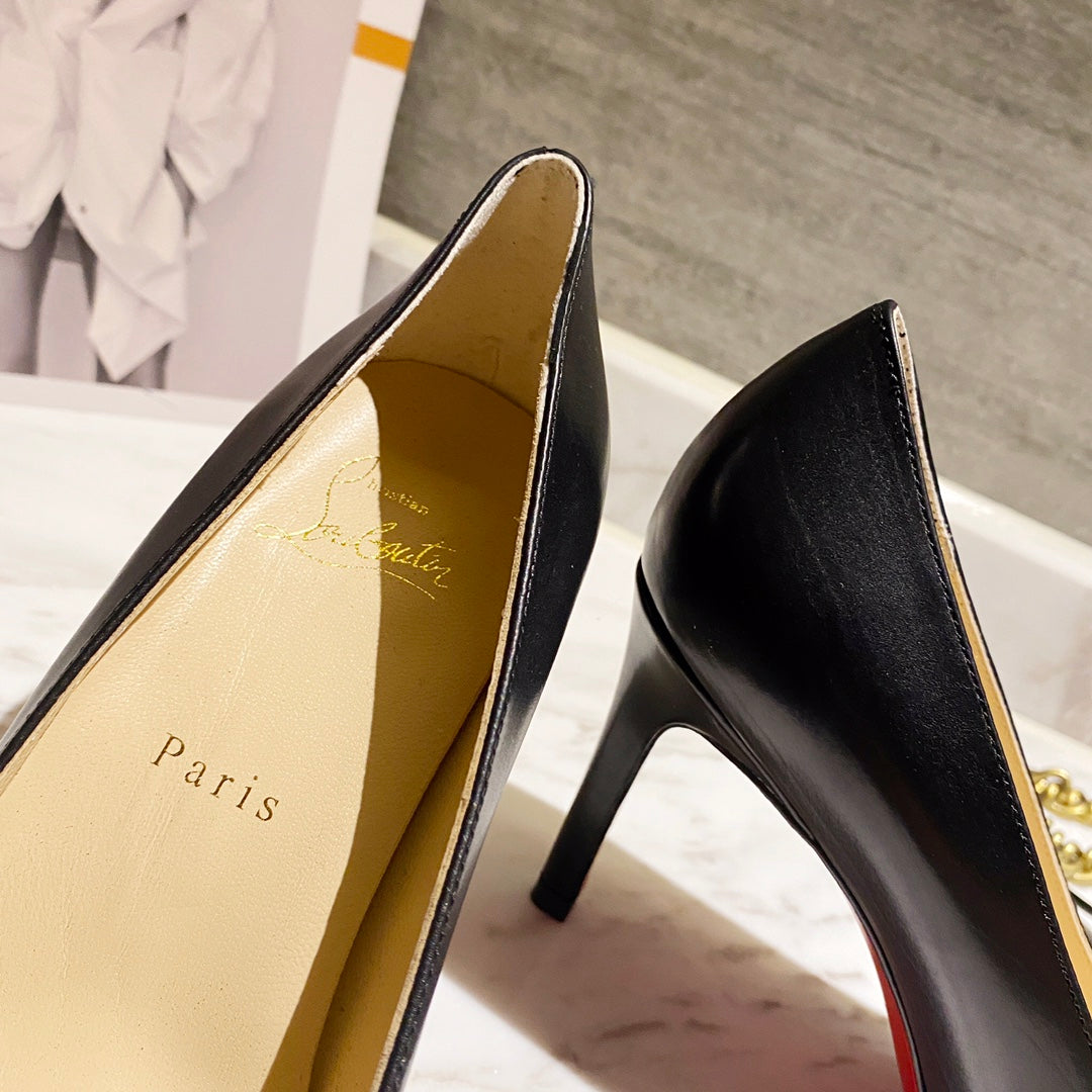 CL Fifille Pumps 85mm Nappa Leather Black