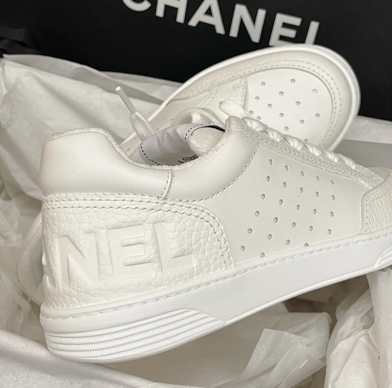 CC 22A Sneaker White Calfskin & Rubber 413920