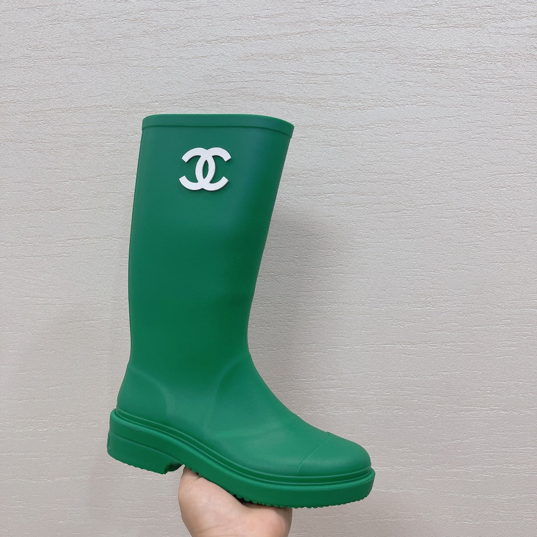 CC 26s Vintage Rain Boots Mint Green Rubber 476067