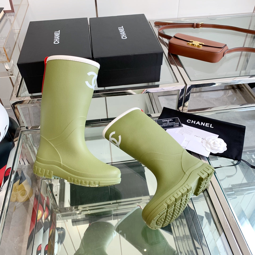 CC Rainboots Green Rubber 204201
