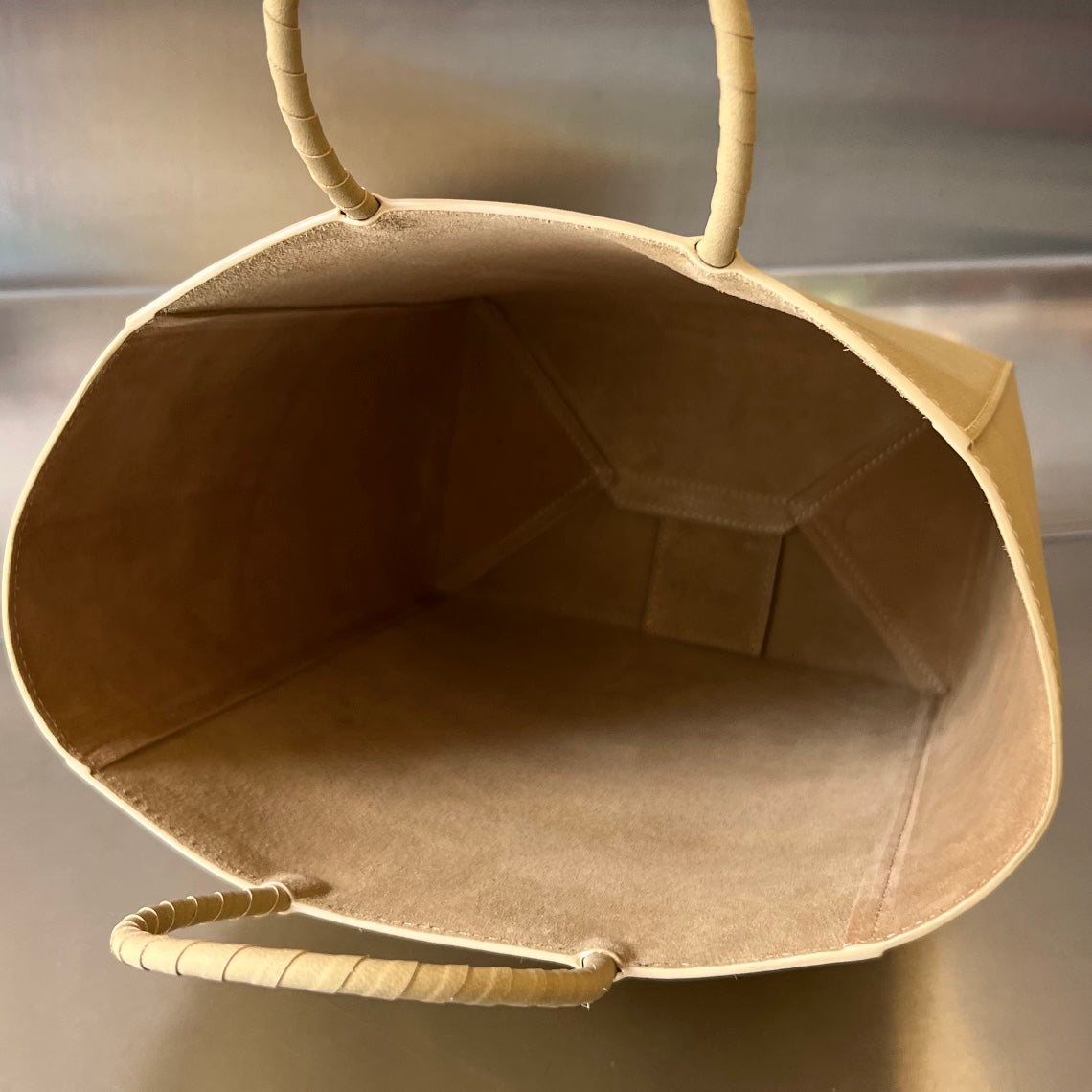 SMALL 26 BROWN BAG KRAFT CALFSKIN