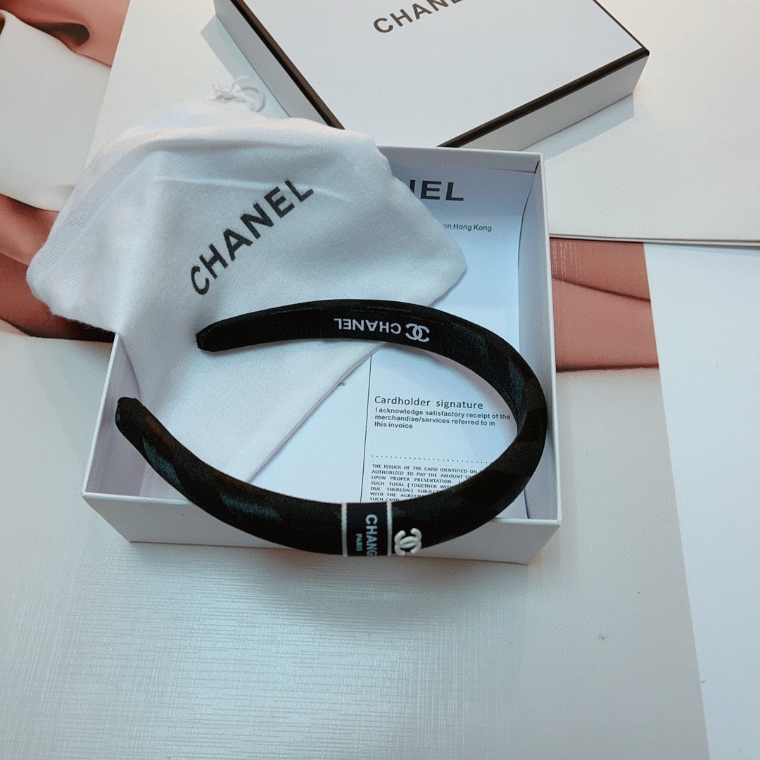BLACK SILK HAIRBAND 876966