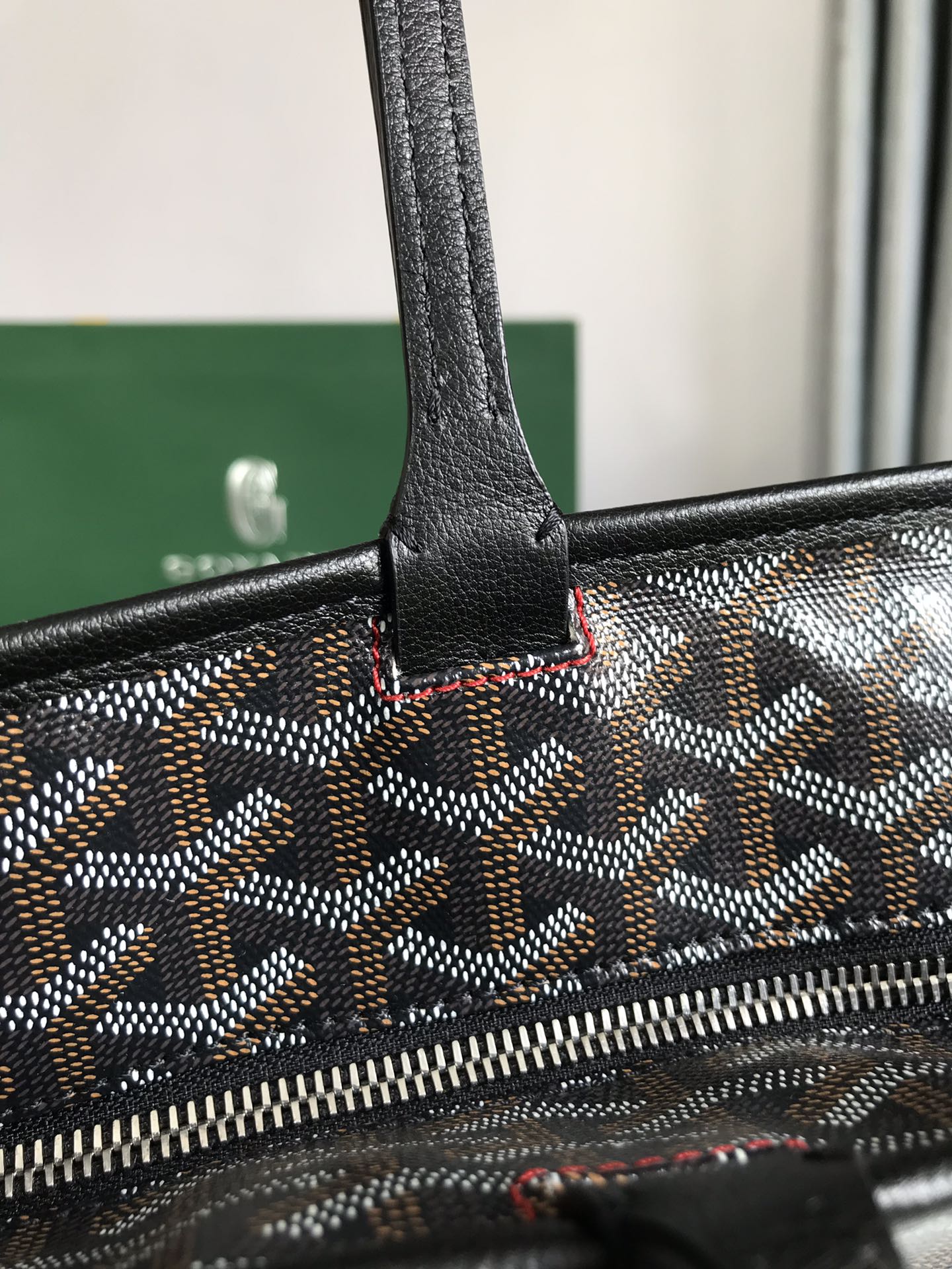 Goyard Artois PM Bag 35cm Black Canvas & Calfskin