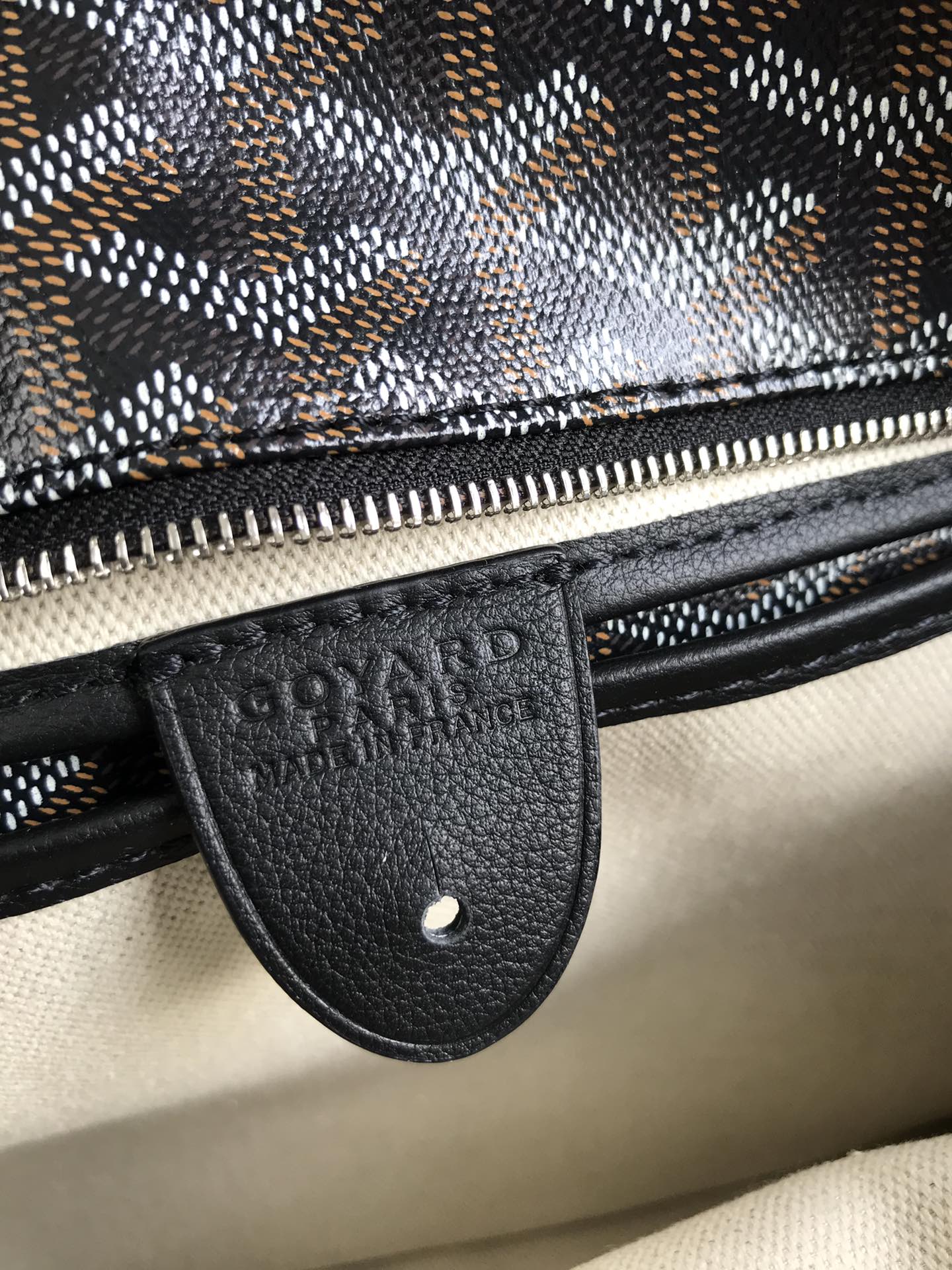 Goyard Artois Bag 30cm Black Canvas & Calfskin