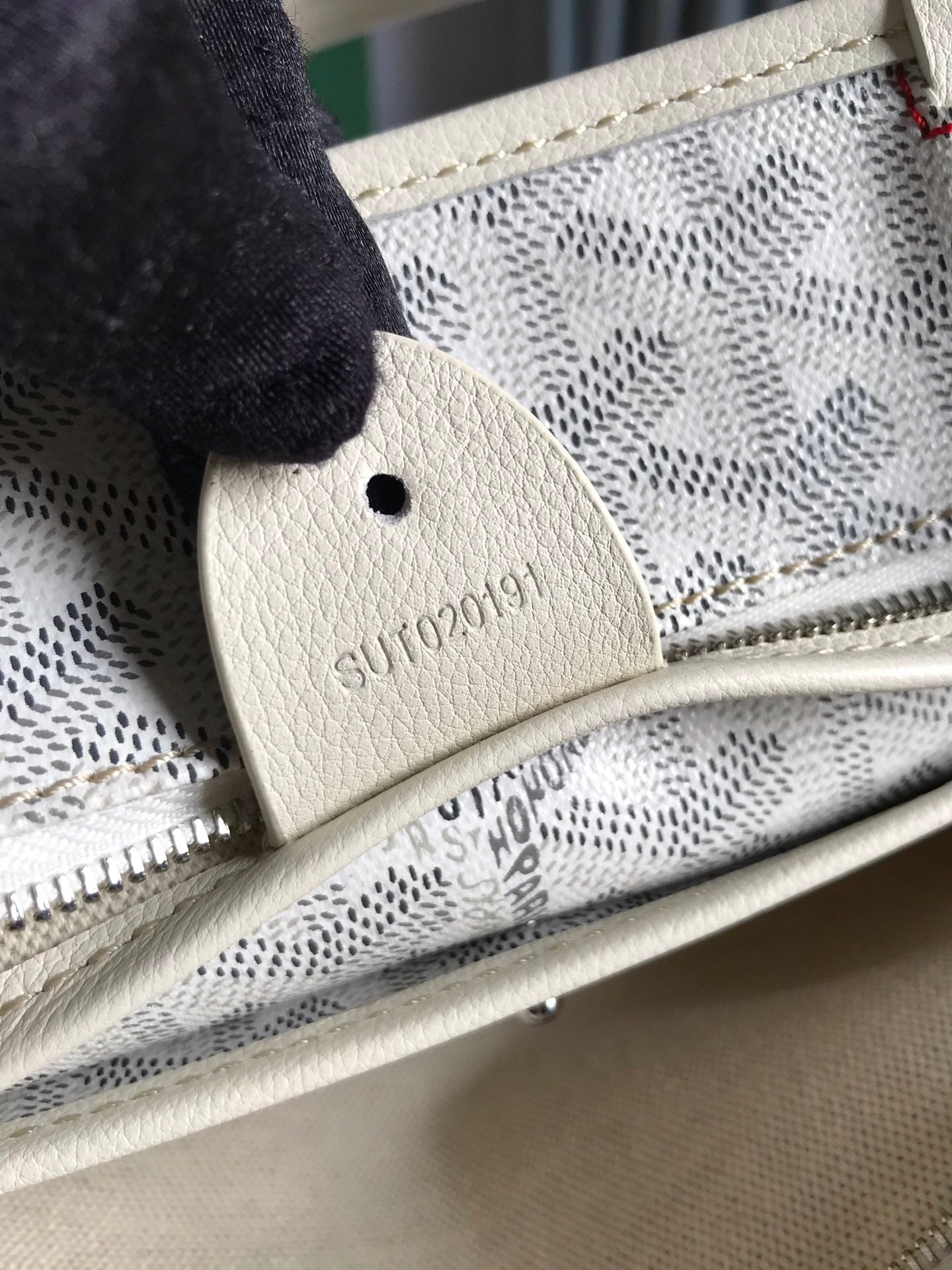 Goyard Artois Bag 30cm White Canvas & Calfskin