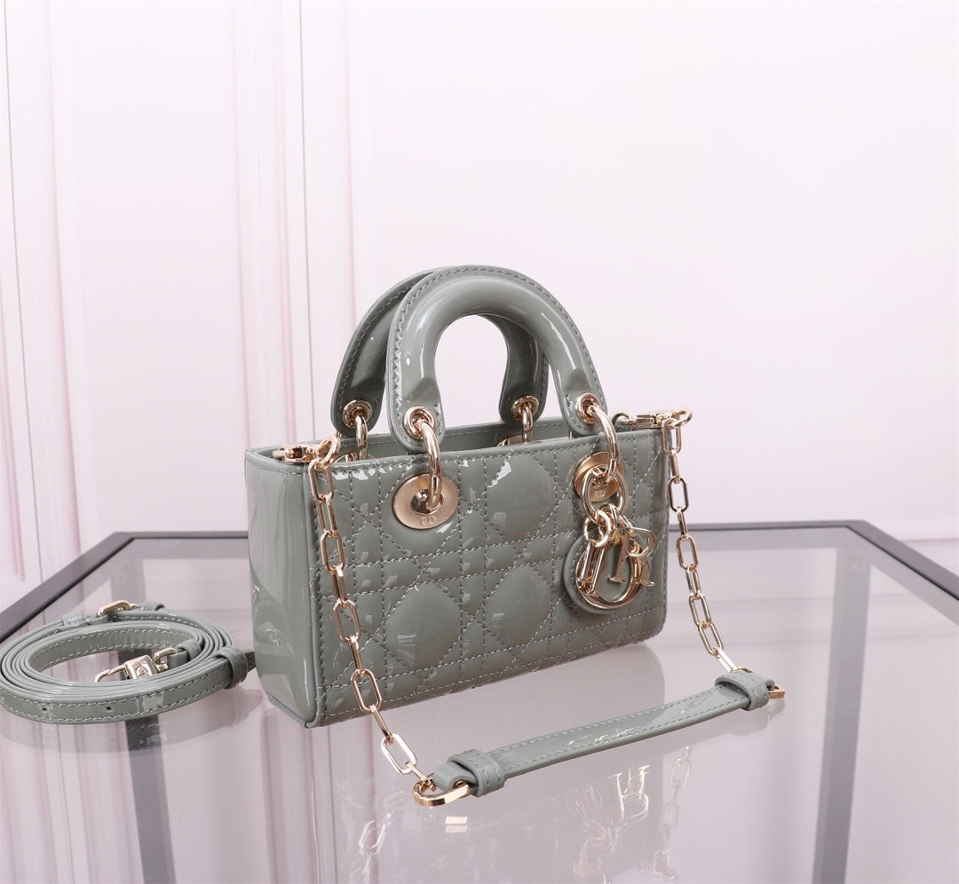 MICRO LADY D-JOY 16.5 ROCK GRAY LAMBSKIN