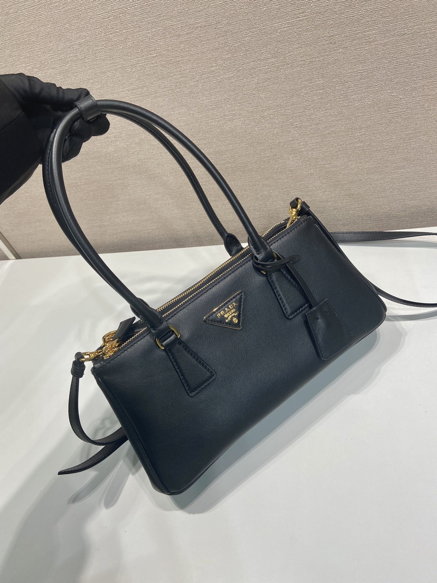 PRA New killer bag black calfskin 340495