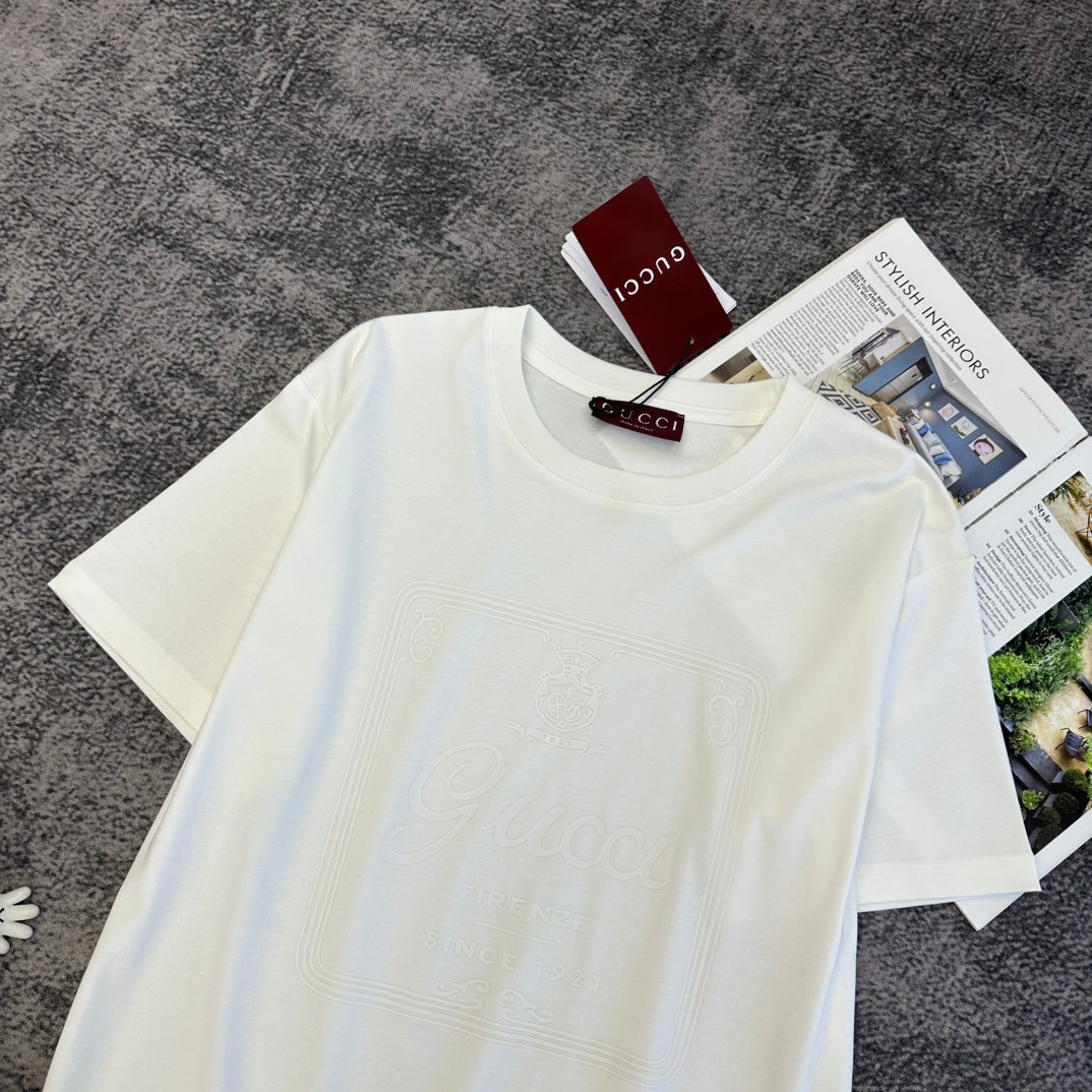 GG Short-Sleeve T-Shirt Print Cotton 350848