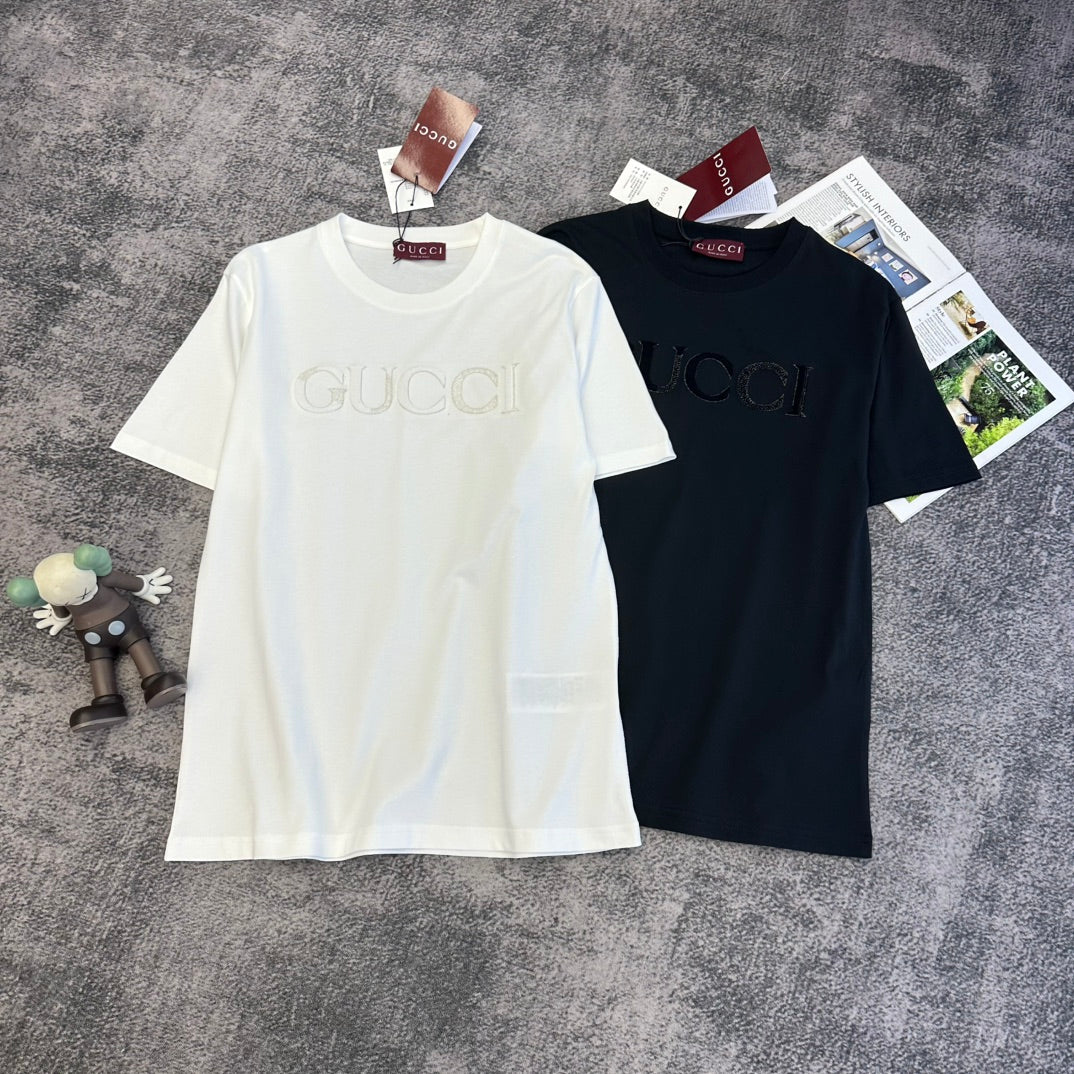 GG Short-Sleeve T-Shirt Embroidery Cotton 350855