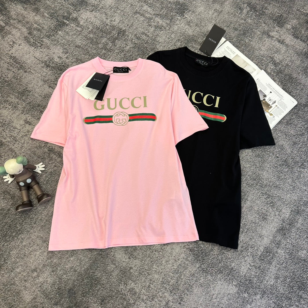 GG SS26 Short-Sleeve T-Shirt Logo-print Cotton 350762