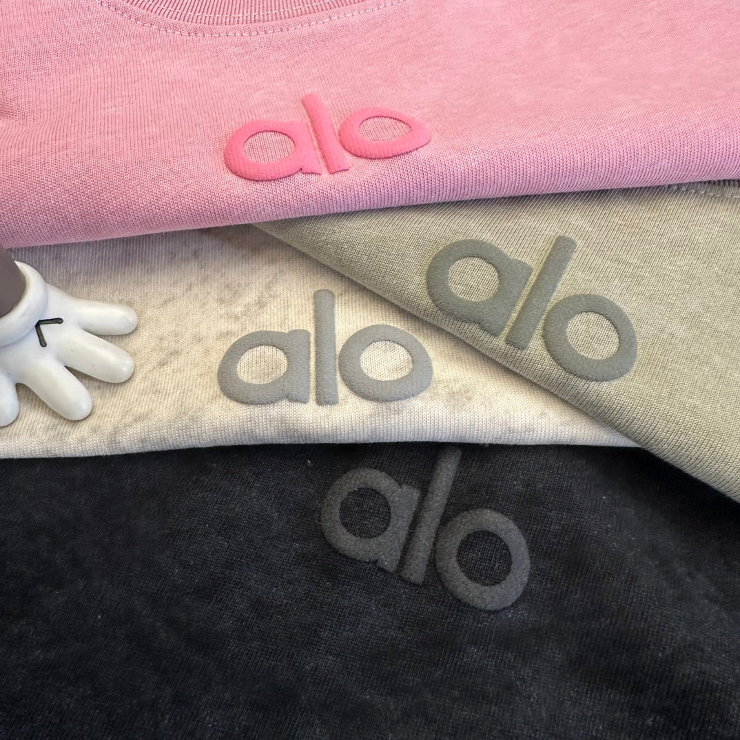 Alo SS26 Yoga Logo T-shirt Cotton 350617