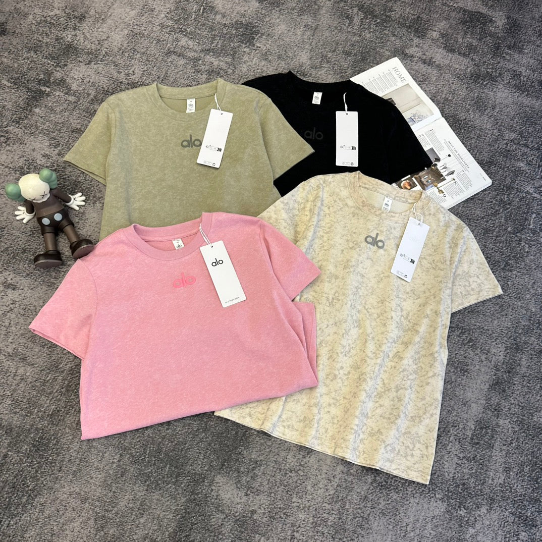 Alo SS26 Yoga Logo T-shirt Cotton 350617