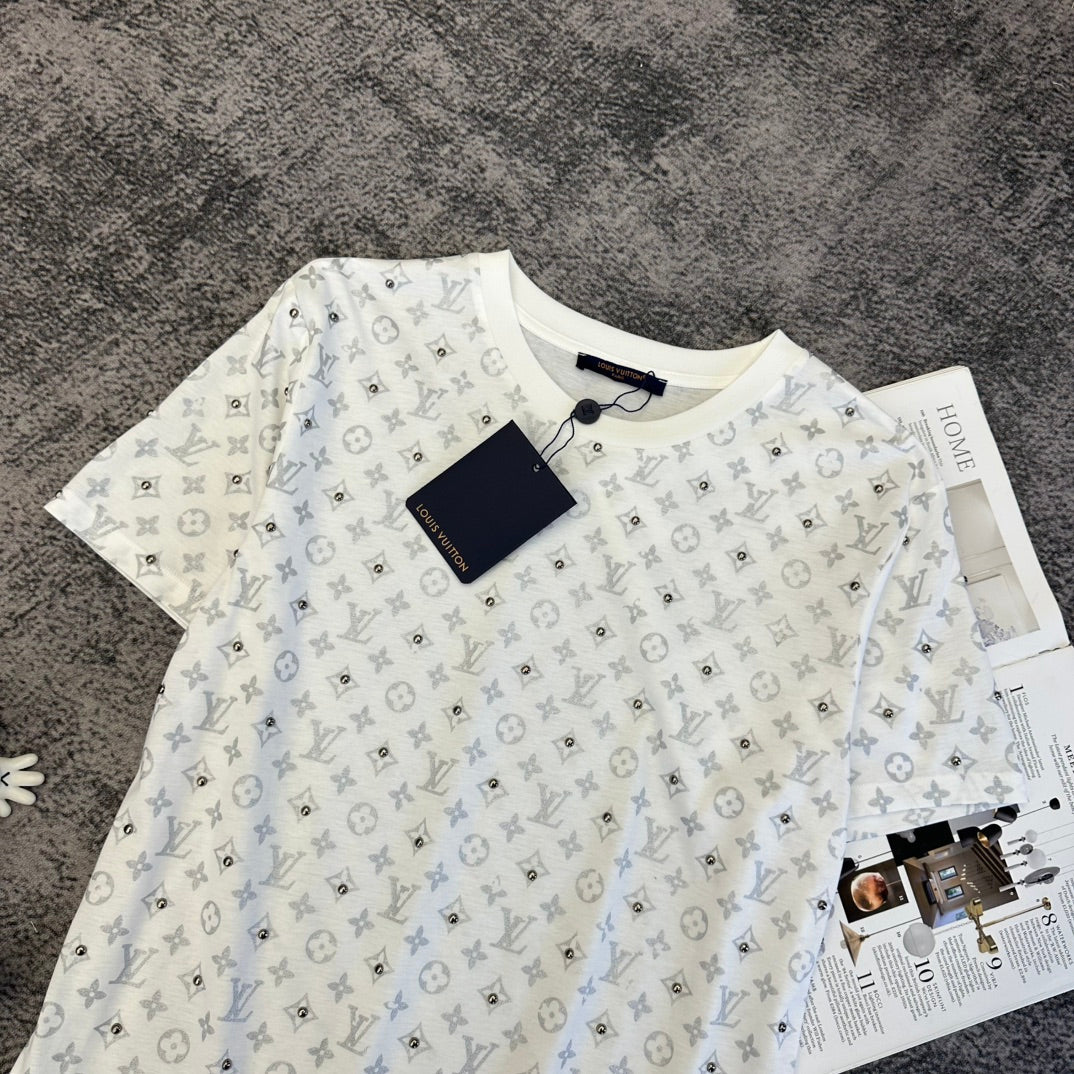 GG SS26 Washed Monogram T-shirt Cotton 350656