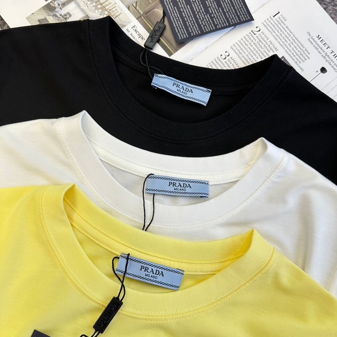 CD SS26 Heart Ribbon Logo T-shirt Cotton 350605