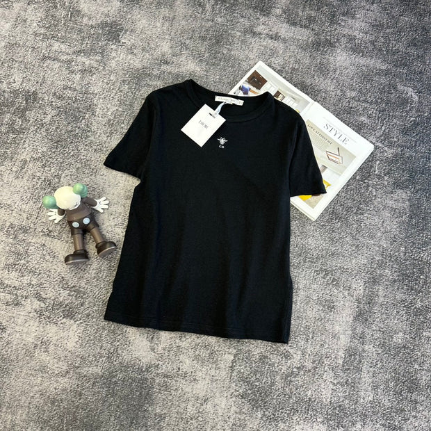 Dior 2026 T-shirt White Black Cotton 359215