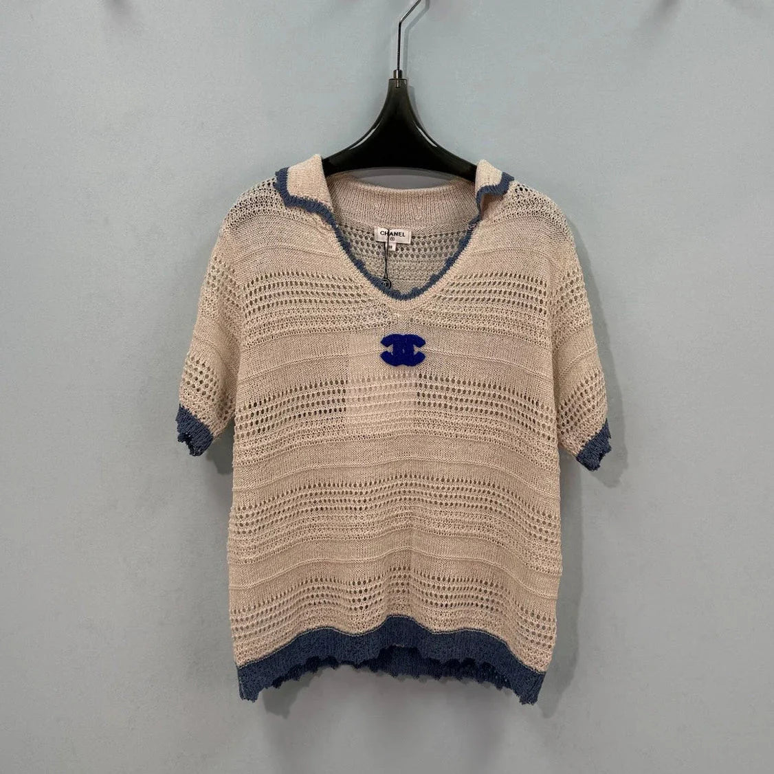 Chanel 2026 knitted sweater Beige Wool 632642