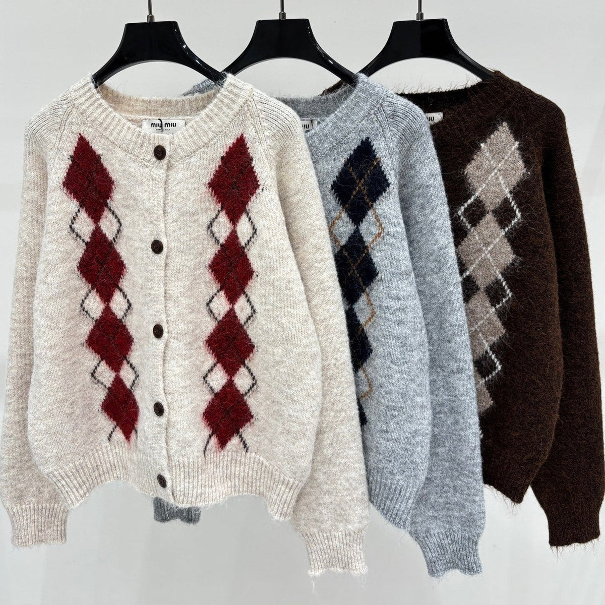 Miumiu 2026 Agarwood Cardigan Wool 431806