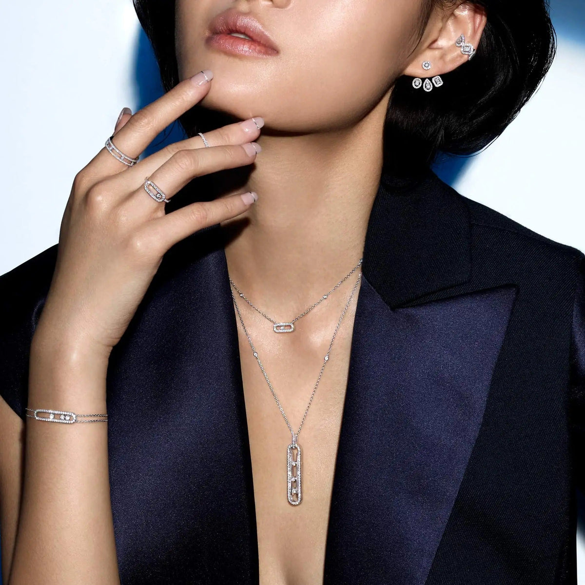 Messika Move Classique Paved Diamond Bracelet