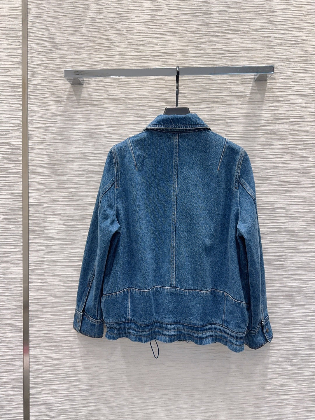 LW 26S Denim Jacket & Wide-Leg Trousers Set Blue Cotton 436686