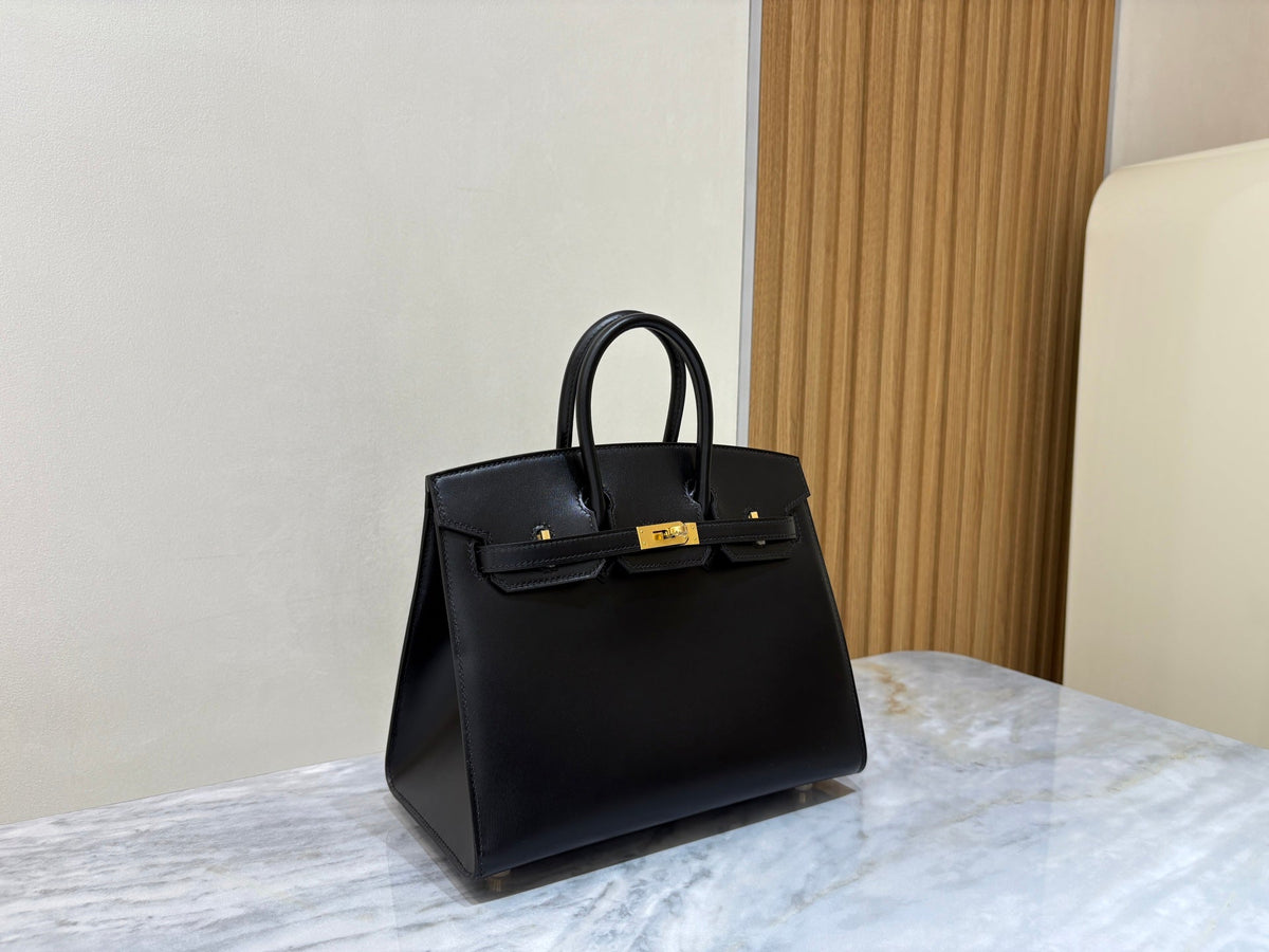 High-end Hermes 2026 Birkin 25cm Black Box Calf Leather