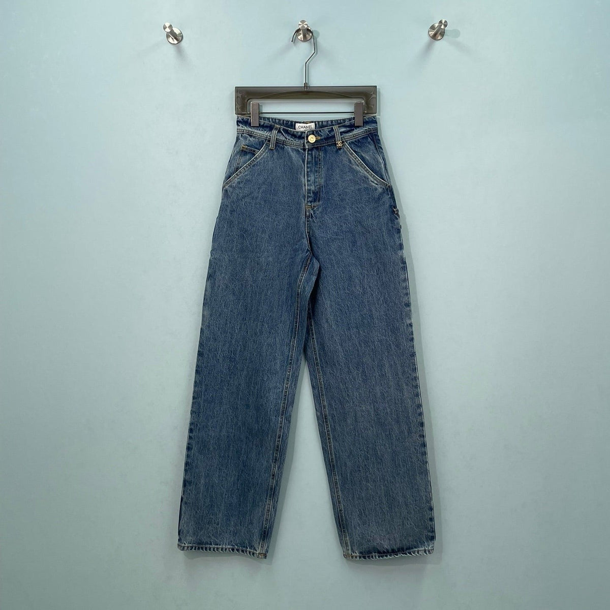 Chanel 26S Wide-Leg Jeans 1536