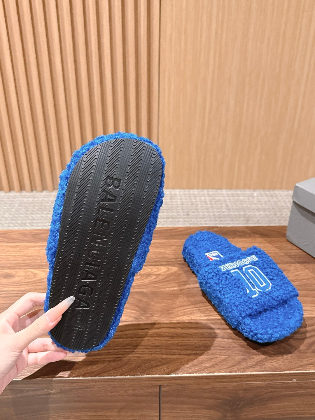 BLC NBA Unisex Shearling Slides 151366