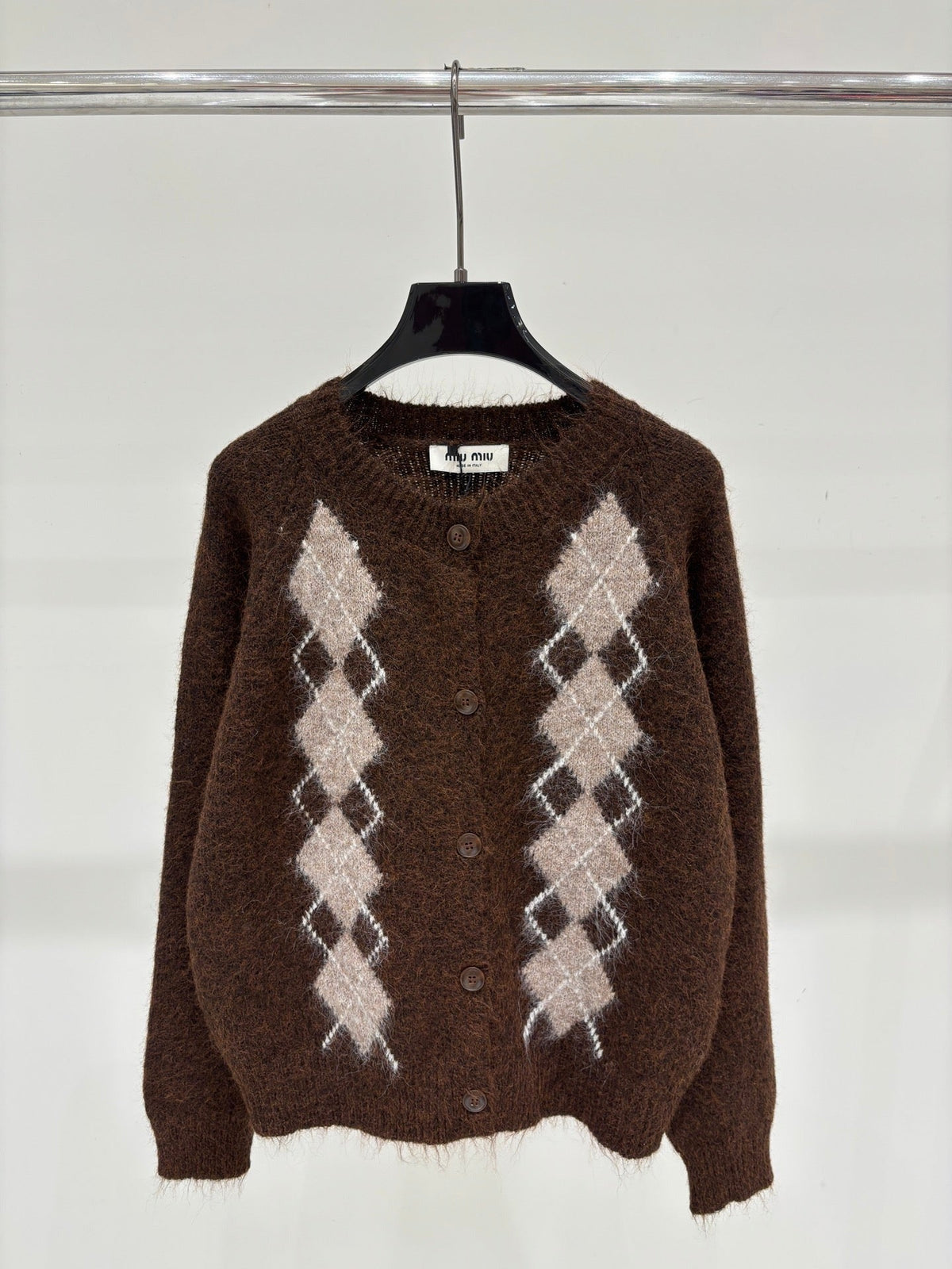 Miumiu 2026 Agarwood Cardigan Wool 431806